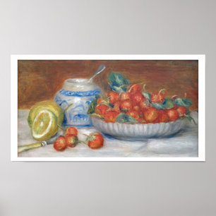Affiche Vintage Pierre Auguste Renoir Fraises
