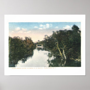 Affiche Vintage Princeton NJ Railroad 1920 Vintage