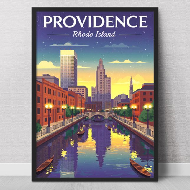 Affiche Vintage Providence Rhode Island (Créateur téléchargé)
