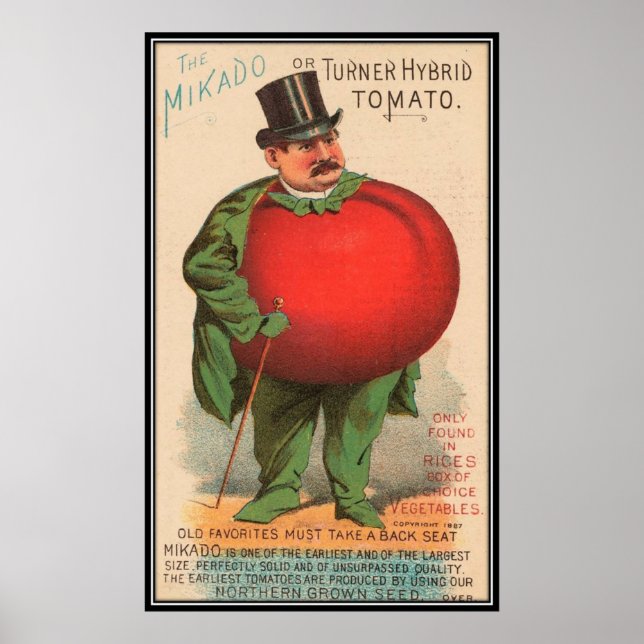 Affiche Vintage : publicité agricole - (Devant)