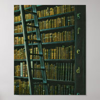 Vintage reading artwork gift