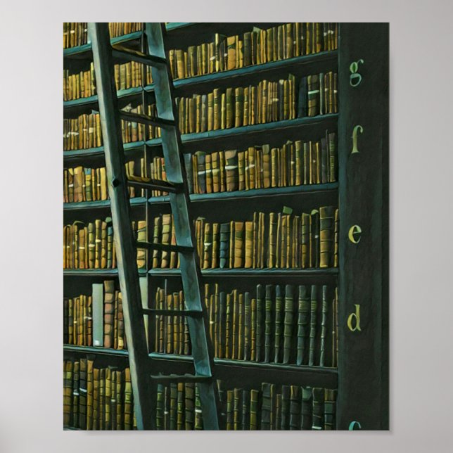 Affiche Vintage reading artwork gift (Devant)
