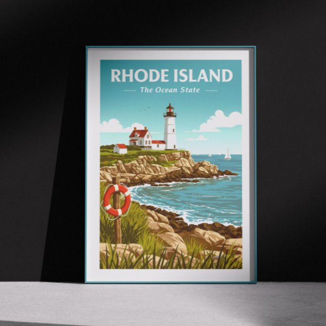Affiche Vintage Rhode (Créateur téléchargé)