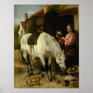 Affiche Vintage Richard Ansdell La Fille Des Gardiens