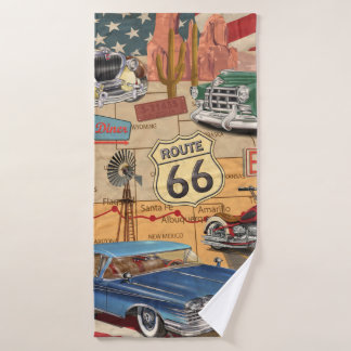 Affiche vintage Route 66.