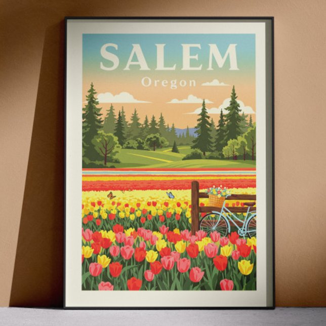 Affiche Vintage Salem Oregon (Créateur téléchargé)