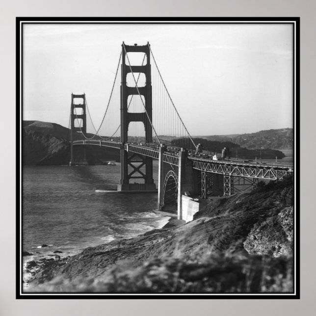 Affiche Vintage San Francisco, USA - (Devant)