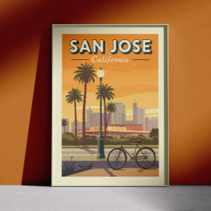 Affiche Vintage San Jose Californie