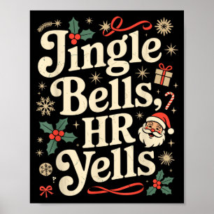 Affiche Vintage Sarcasique Rétro Infraction RH Noël Off