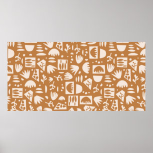 Affiche vintage scandinave simple, moderne et contemporain