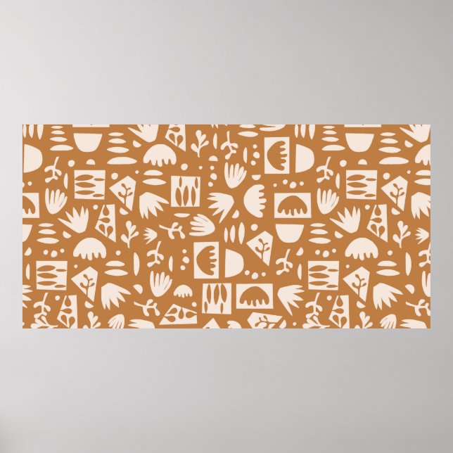 Affiche vintage scandinave simple, moderne et contemporain (Devant)