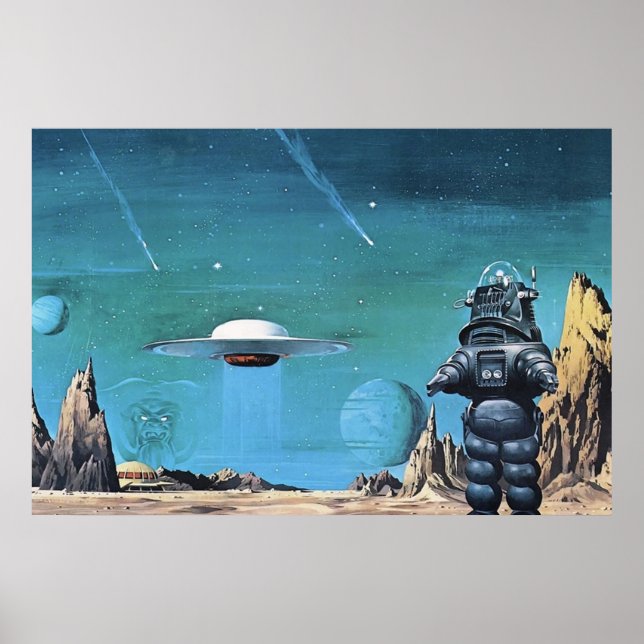 Affiche Vintage Science Fiction  UFO (Devant)