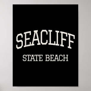 Affiche Vintage Seacliff State Beach Monterey Ca Californi