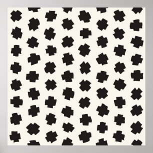 Affiche Vintage Seamless Pattern. Abstract Background With