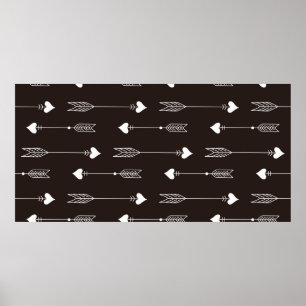 Affiche vintage seamless pattern. Abstract background with