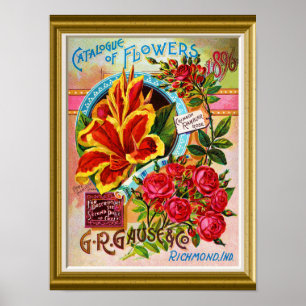 Affiche Vintage Seed Catalog