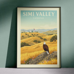 Affiche Vintage Simi Valley Californie