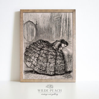 Affiche Vintage sketch drawing