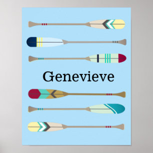 Affiche Vintage-style Oars