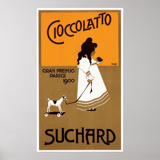 Affiche Vintage Suchard Cioccolatto (Devant)