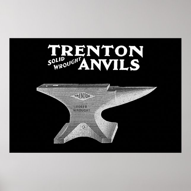 Affiche Vintage Trenton Anvil Blacksmier (Devant)