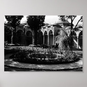 Affiche Vintage Turquie Istanbul Musée Topkapi