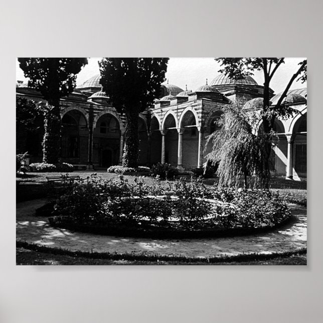 Affiche Vintage Turquie Istanbul Musée Topkapi (Devant)