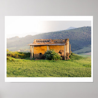 Affiche Vintage Tuscan Barn