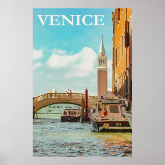 Affiche Vintage Venice