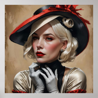 Affiche Vintage Vogue