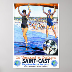 Affiche Vintage voyage de France restaurée