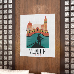 Affiche Vintage voyage de Venise