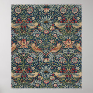 Affiche Vintage William Morris Strawberry Thief
