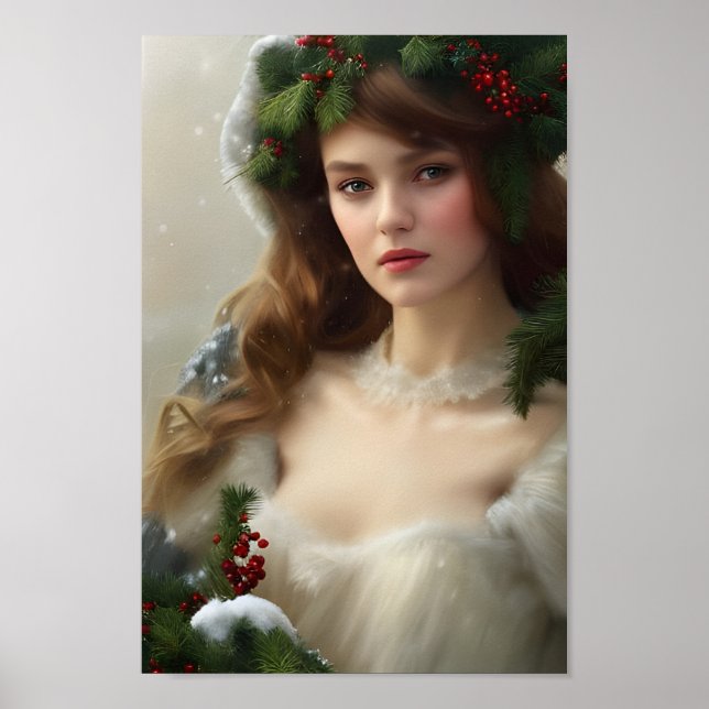 Affiche Vintage Winter Beauty (Devant)