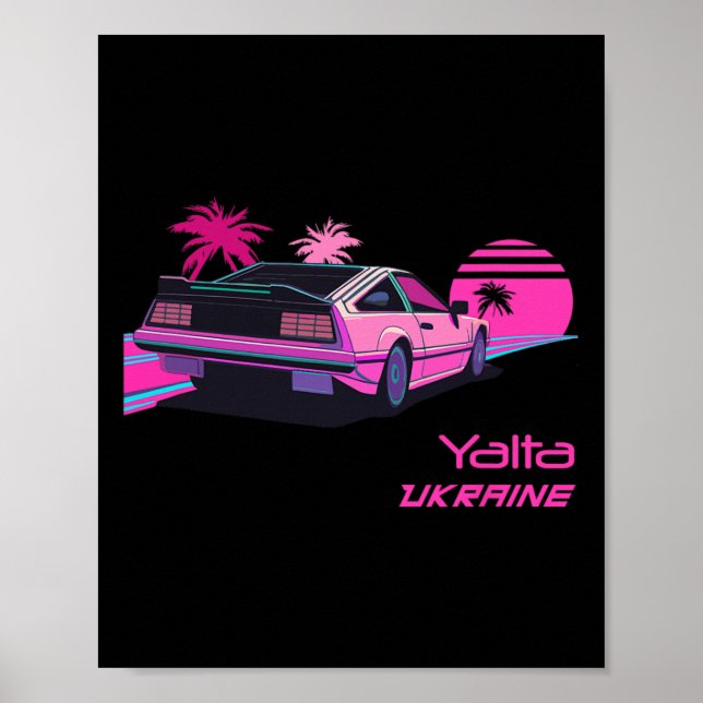 Affiche Vintage Yalta Ukraine  (Devant)