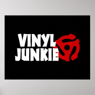 Affiche Vinyl Junkie