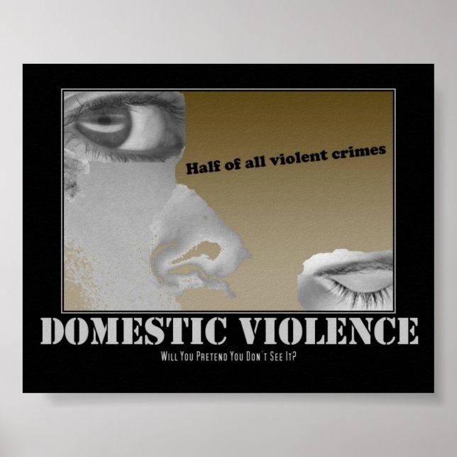 Affiche Violence domestique (Devant)
