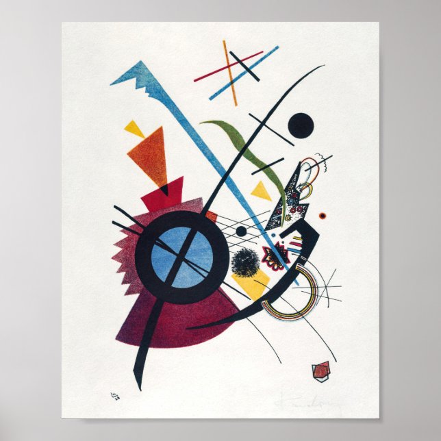 Affiche Violet (1923) Wasily Kandinsky (Devant)