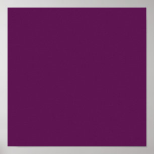 Affiche Violet de raisin (couleur solide) 