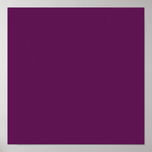 Affiche Violet de raisin (couleur solide)