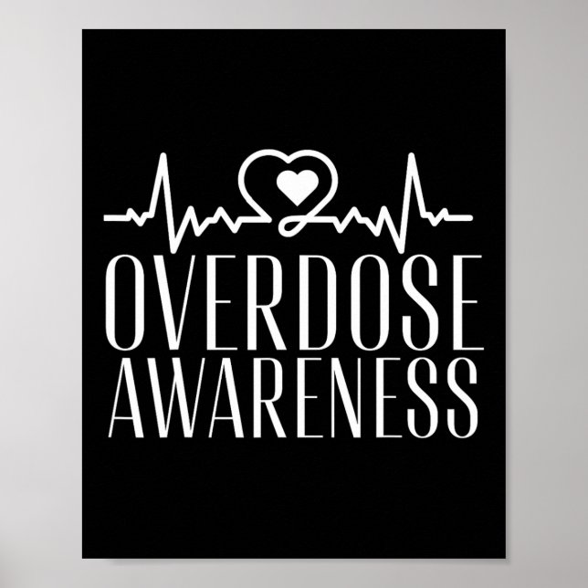 Affiche Violet de sensibilisation au surdosage  (Devant)