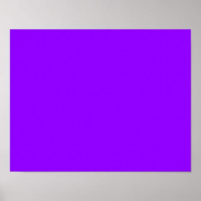 Affiche violet électrique couleur (Devant)