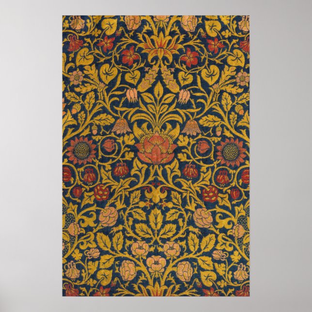 Affiche Violet et Columbine par William Morris (Devant)