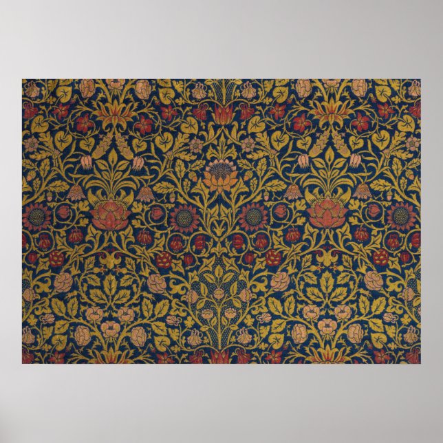 Affiche Violet et Columbine par William Morris (Devant)