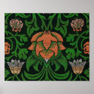 Affiche Violet et Columbine, William Morris