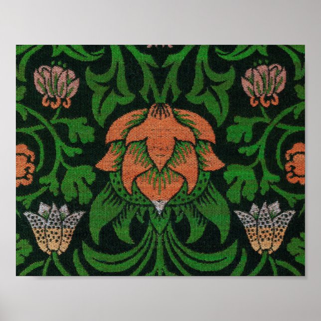 Affiche Violet et Columbine, William Morris (Devant)