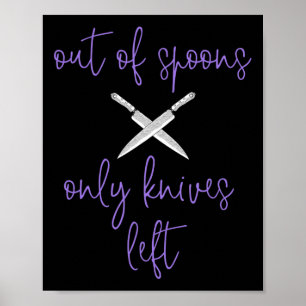 Affiche Violet Fibro Lupus Spoonie Sensibilisation À Parti