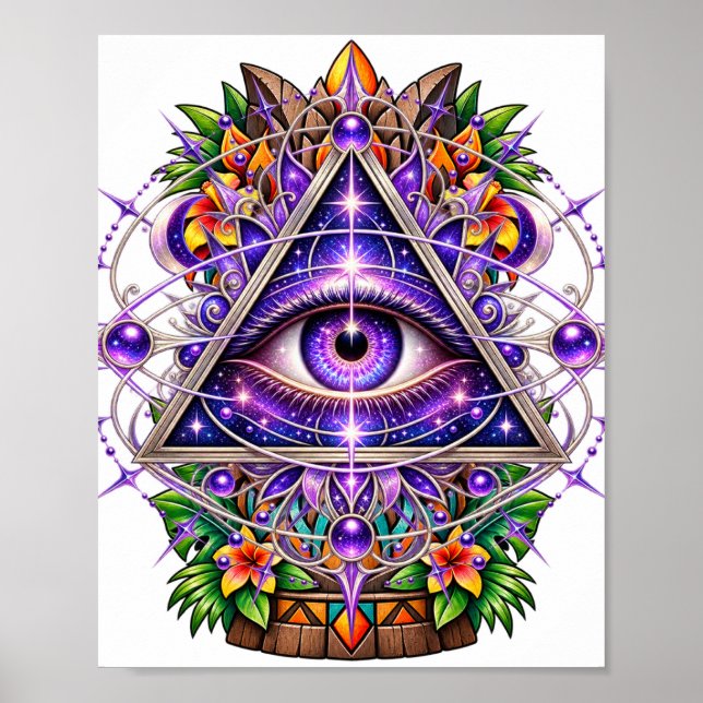 Affiche Violet Lunar Eye (Devant)