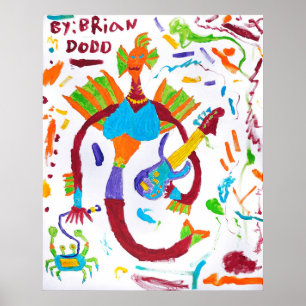 Affiche Violet Razorfin