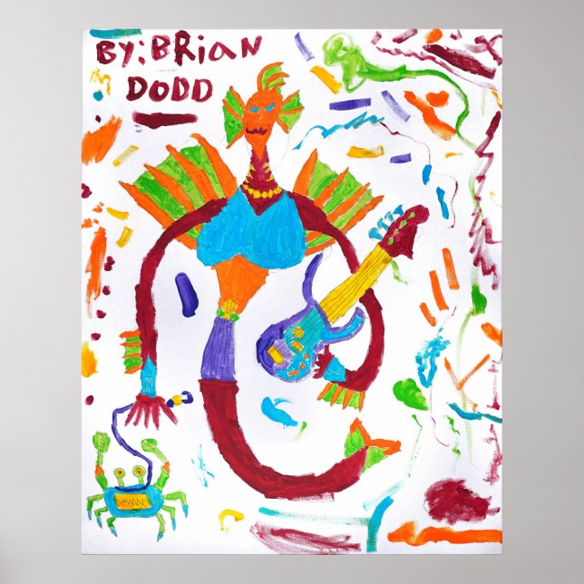 Affiche Violet Razorfin (Devant)